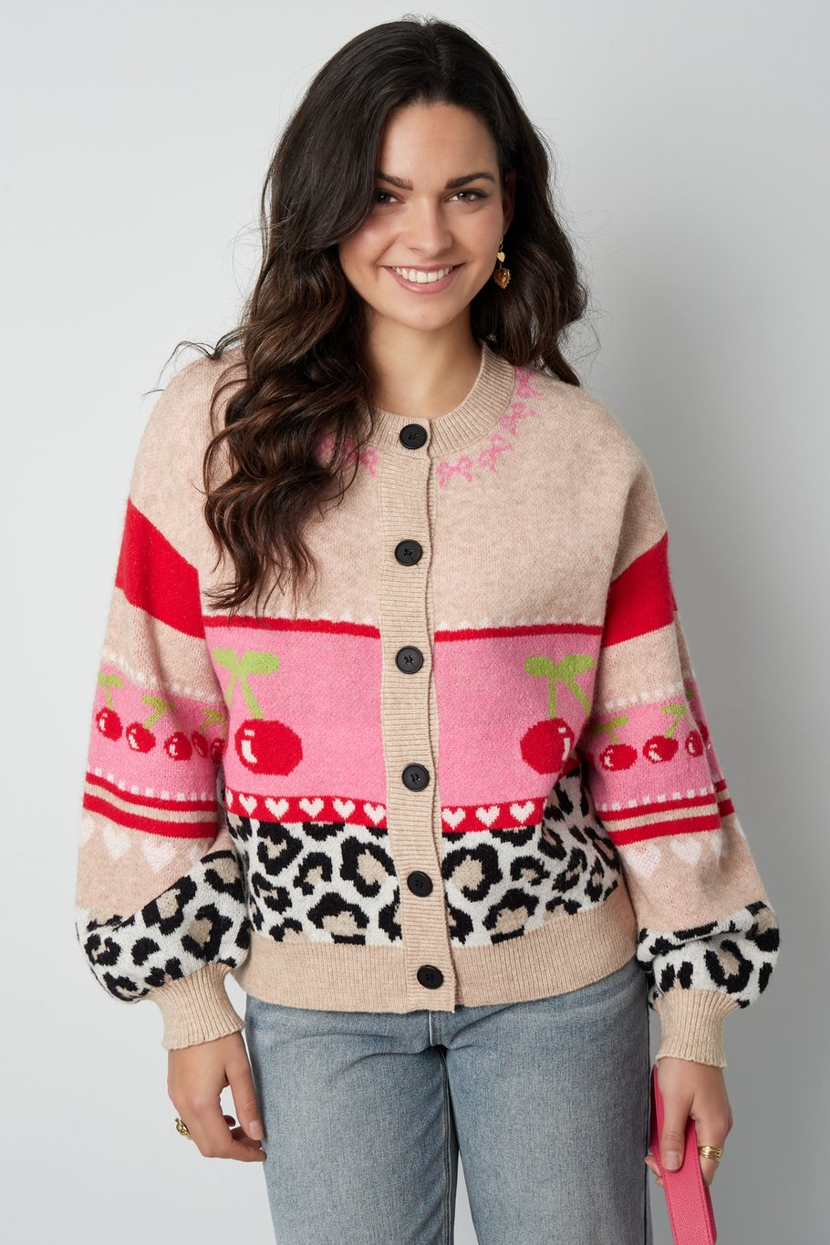 Weste Cherry Baby - Beige rosa Bild3